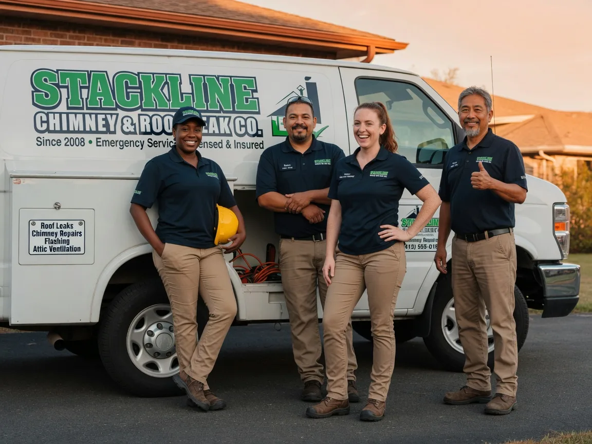Chimney flashing repair company in Troutville, VA